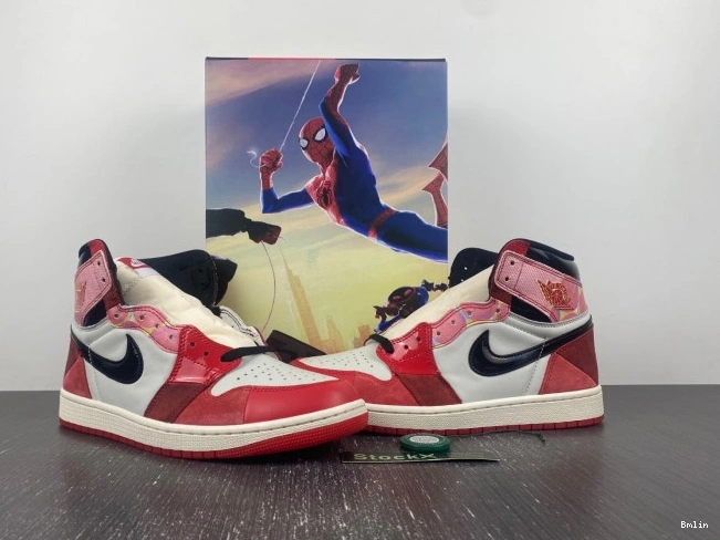 Bmlin shoes DV1748-601 1 Spider-Verse High Jordan the Across OG Spider-Man 0805